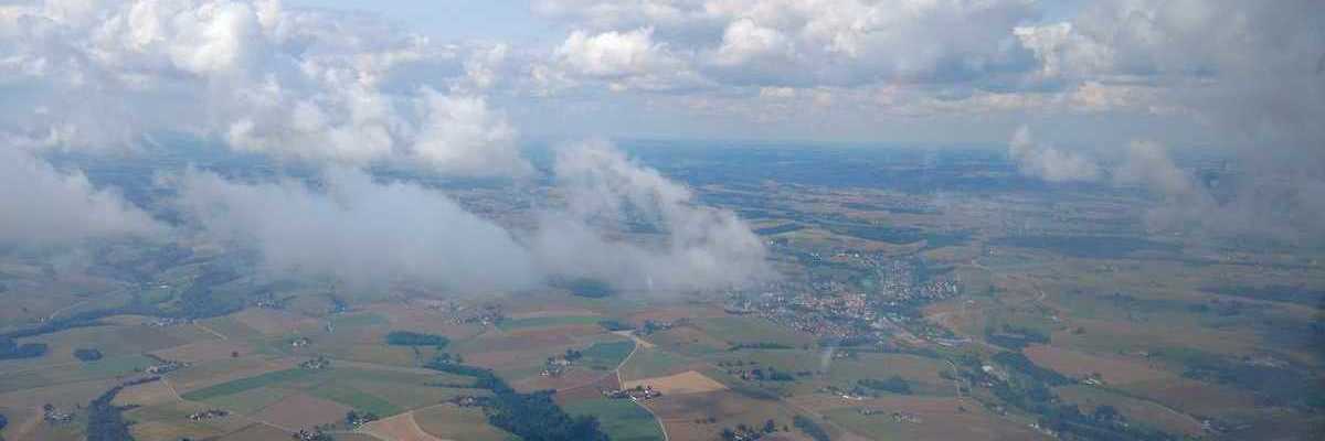 Flugwegposition um 11:42:56: Aufgenommen in der Nähe von Passau, Deutschland in 1259 Meter
